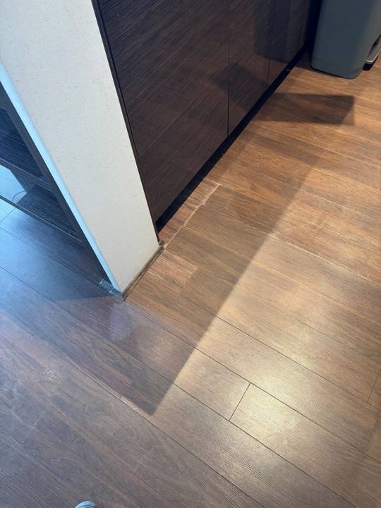 Floor transition, after